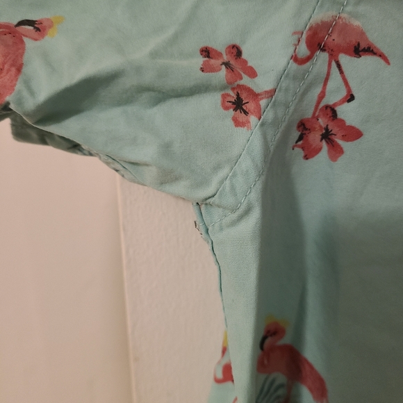 DENIM & FLOWER RICKY SINGH SLIM Flamingo button up - Picture 5 of 7